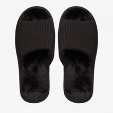 Load image into Gallery viewer, Cozzy Ladies&#39; Brielle One-Band Bedroom Slippers in Black
