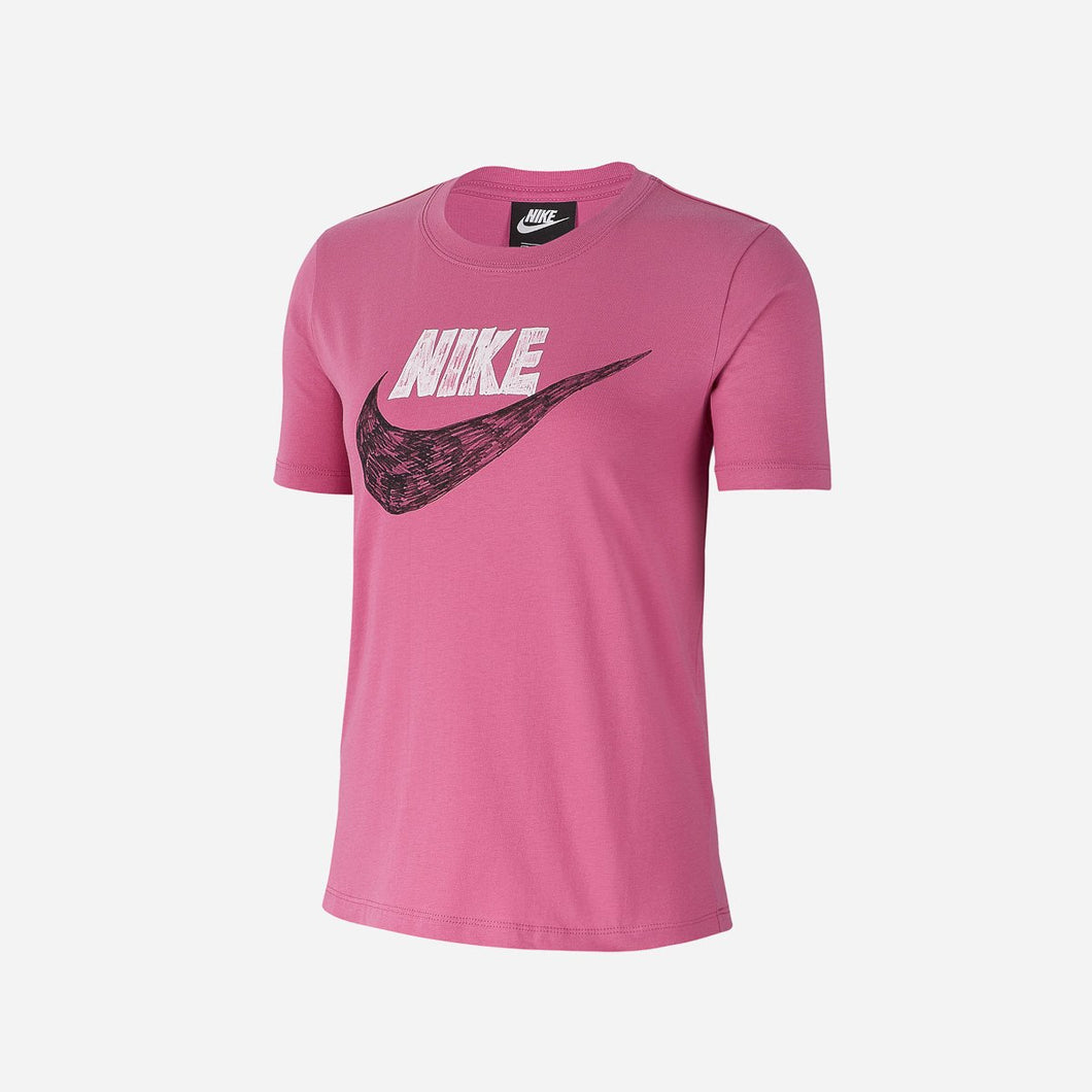 Nike Ladies’ Sportswear Short Sleeve Tee in Cosmic Fuchsia