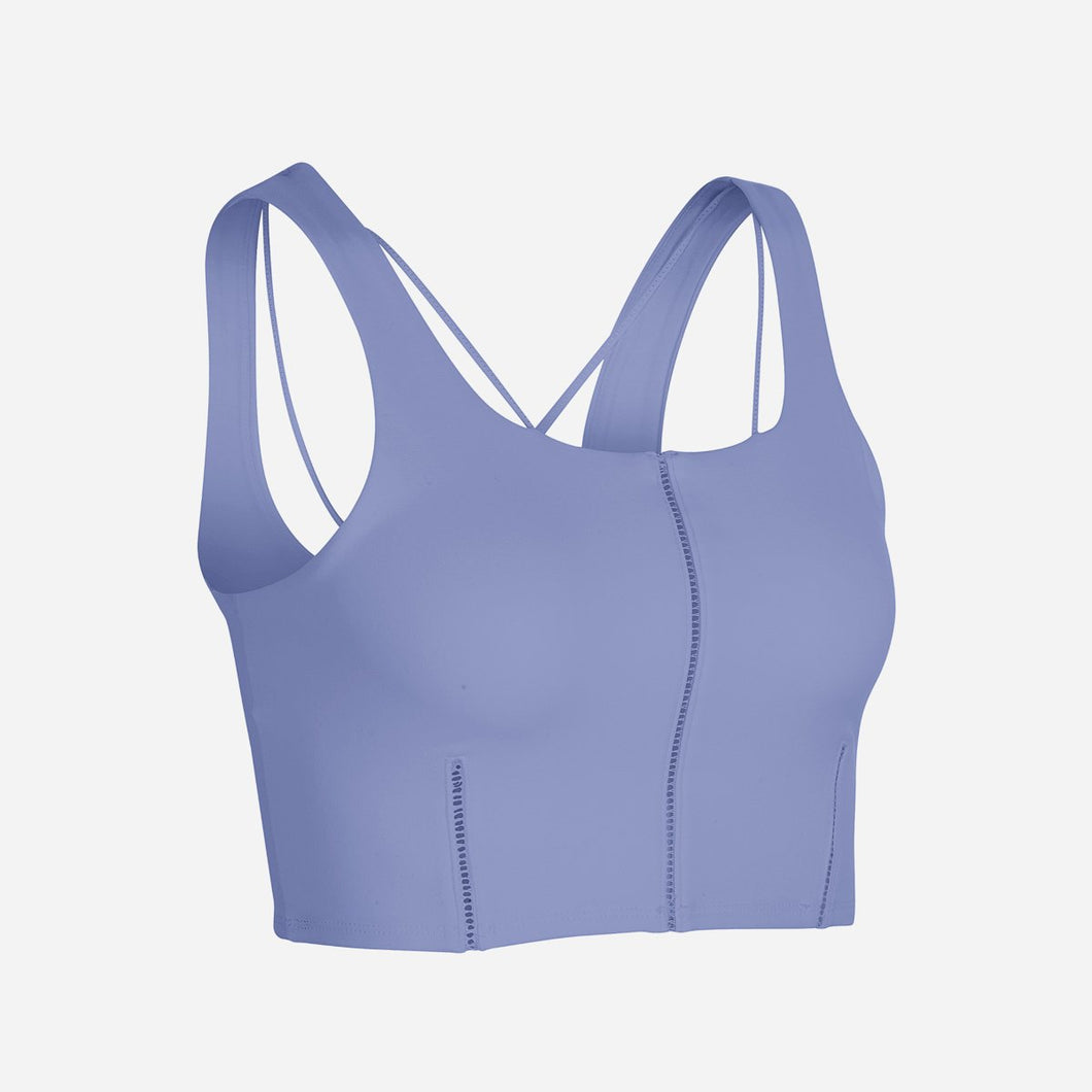 Nike Ladies’ Yoga Luxe Crop Top in Purple