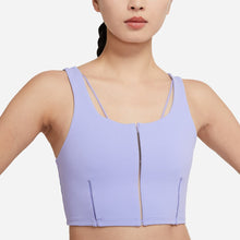 Load image into Gallery viewer, Nike Ladies’ Yoga Luxe Crop Top in Purple
