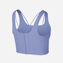 Load image into Gallery viewer, Nike Ladies’ Yoga Luxe Crop Top in Purple
