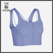 Load image into Gallery viewer, Nike Ladies’ Yoga Luxe Crop Top in Purple
