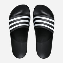 Load image into Gallery viewer, Adidas Men’s Adilette Aqua in Core Black and Cloud White
