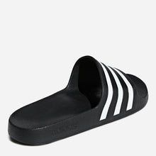 Load image into Gallery viewer, Adidas Men’s Adilette Aqua in Core Black and Cloud White
